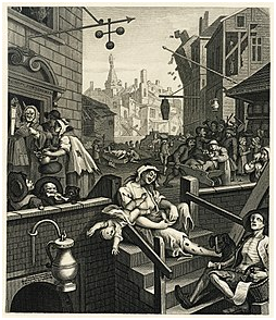 Gin Lane - Hogarth